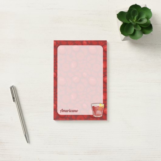 Amerikaanse cocktail post-it® notes (Kantoor)