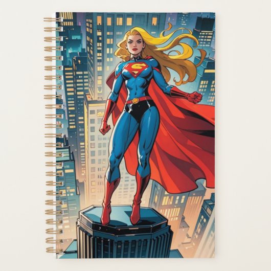 Amerikaanse comics, retro Amerikaanse comics, supe Planner (Voorkant)