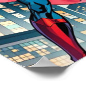 Amerikaanse comics, retro Amerikaanse comics, supe Poster (Hoek)