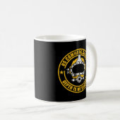 Amerikaanse commerciële duiker diepte is geen barr koffiemok (Voorkant rechts)