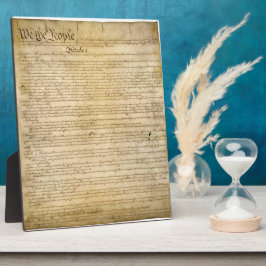 Amerikaanse constitutionele vrijheden - ken uw rec fotoplaat