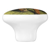 Amerikaanse Cowboy Gunslinger Drawer Pull Keramische Knop (Zijkant)