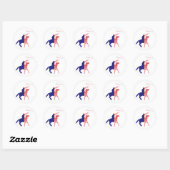 Amerikaanse Cowboy Sticker (Vel)