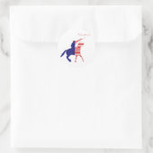 Amerikaanse Cowboy Sticker (Tas)