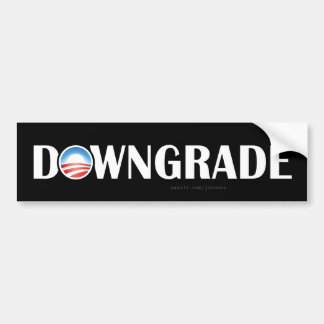 Amerikaanse 'Credit downgrade'-herdenkingsticker Bumpersticker