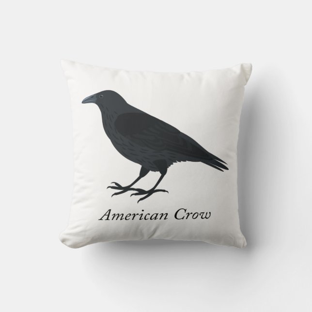 Amerikaanse Crow Kussen (Voorkant)