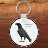 Amerikaanse Crow Sleutelhanger (Voorkant)