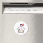 Amerikaanse cupcake magneet (Insitu (Vaatwasser))