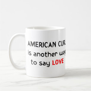 amerikaanse curl love mok