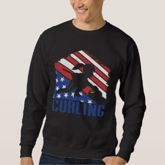 Amerikaanse Curling Player USA Trui
