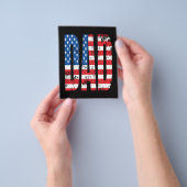 amerikaanse dad vlag flyer (Hand)