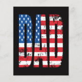 amerikaanse dad vlag flyer (Achterkant)