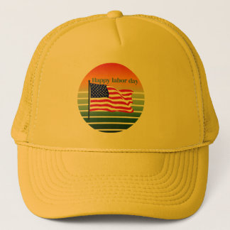 Amerikaanse Dag van de Arbeid Trucker Pet