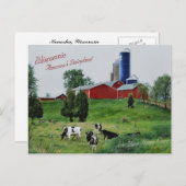 Amerikaanse Dairyland Briefkaart (Voorkant / Achterkant)