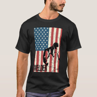 Amerikaanse Design voor het lassen van Novelty Wel T-shirt