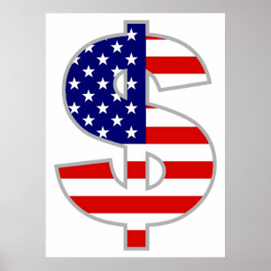 Amerikaanse dollar poster