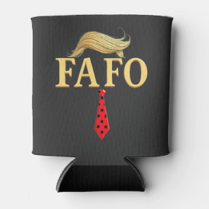 Amerikaanse Donald Trump FAFO USA Vlag Patriottisc Blikjeskoeler