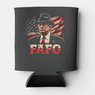 Amerikaanse Donald Trump FAFO USA Vlag Patriottisc Blikjeskoeler