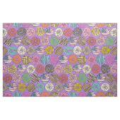 amerikaanse donuts violet stof (Fat Quarter)