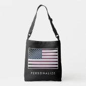  Amerikaanse douane-oversteekplaats Crossbody Tas (Achterkant)