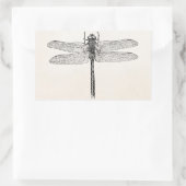 Amerikaanse dragonfly-Sjabloon Rechthoekige Sticker (Tas)