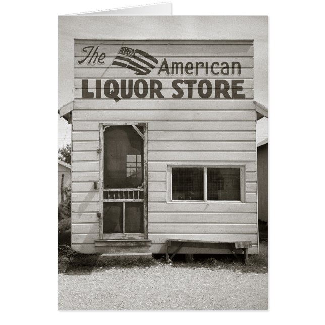 Amerikaanse drankwinkel, 1943 (Voorkant)