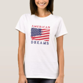 Amerikaanse dromen t-shirt