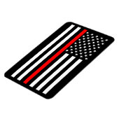 Amerikaanse dunne rode lijn magneet (Linkerzijde)