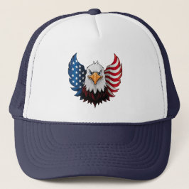 Amerikaanse Eagle Vlag Trucker Pet
