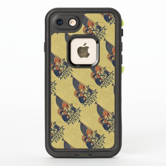 Amerikaanse eerste patriotten Amerikaanse vlag (Achterkant)