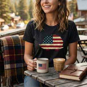 Amerikaanse Egel Tri-Blend Shirt
