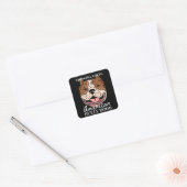 Amerikaanse eigenaar van Bully Dog | Amerikaanse B Vierkante Sticker (Envelop)