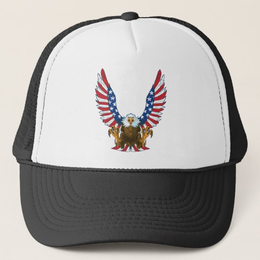 AMERIKAANSE ELLE FLAG TRUCKER PET (Voorkant)