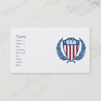 Amerikaanse Emblem-Visitekaartjes Visitekaartje