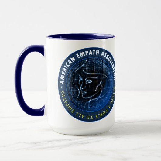 Amerikaanse Empath Association Officiële Grote Mok (Links)