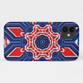Amerikaanse en Britse vlag Morph Case-Mate iPhone Case (Achterkant (horizontaal))
