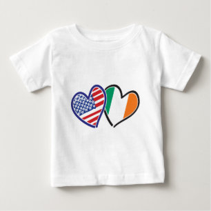 Amerikaanse en Ierse patriottische liefdesharten