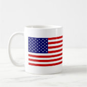 Amerikaanse en Indiase vlaggen Koffiemok (Links)