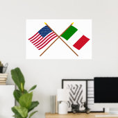 Amerikaanse en Italiaanse gesteentekker Poster (Thuiskantoor)