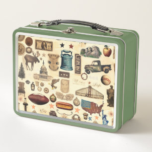 Amerikaanse  en nostalgische nationale symbolen, r