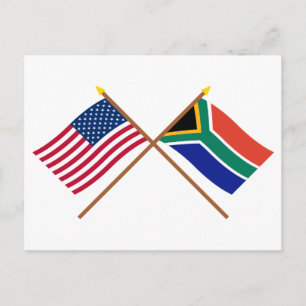 Amerikaanse en Zuid-Afrikaanse gesteentekker Briefkaart