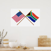 Amerikaanse en Zuid-Afrikaanse gesteentekker Poster (Keuken)