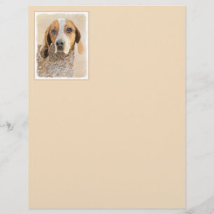 Amerikaanse Engelse coonhoundschildering - Dog Art