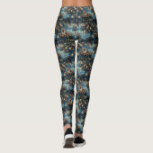 Amerikaanse Engelse Foxhound Christmas Feestelijke Leggings (Achterkant)