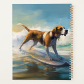 Amerikaanse Engelse vosshond strand surfen schilde Planner (Achterkant)