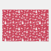 Amerikaanse Engelstalige kerst Inpakpapier Vel (Voorkant)