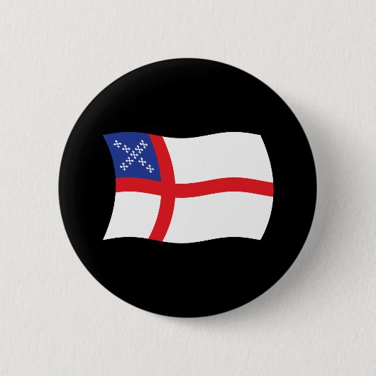 Amerikaanse Episcopaalse Kerk Vlag Knop Ronde Button 5,7 Cm (Voorkant)