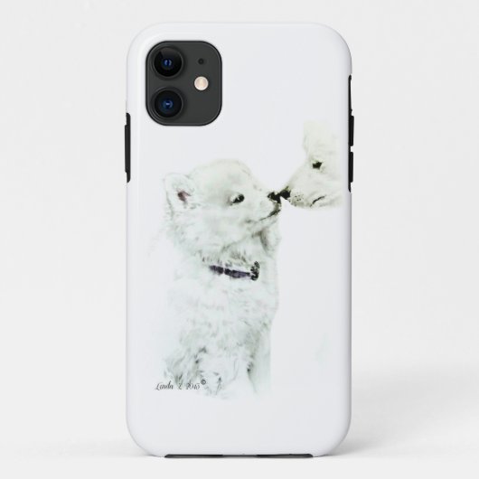 Amerikaanse Eskimo Case-Mate iPhone Case (Achterkant)
