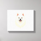 Amerikaanse Eskimo Dog Canvas Afdruk (Voorkant)