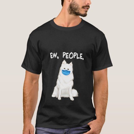 Amerikaanse Eskimo Dog Jonge mensen die F T-shirt (Voorkant)